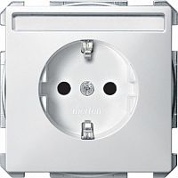 SCHNEIDER ELECTRIC Механизм розетки с полем для надписи белый (MTN2302-4019)