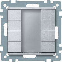 SCHNEIDER ELECTRIC SM Выключатель четырехкнопочный PLUS алюмний (MTN627860)