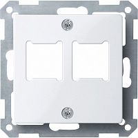 SCHNEIDER ELECTRIC Центральная плата для розетки RJ11/RJ45 2 поста белый (MTN291625)