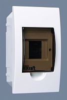 DEKRAFT Щит распределительный встраиваемый ЩРВ-П-4 IP41 пластиковый прозрачная дверь  (31001DEK)