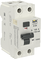 IEK ARMAT Выключатель дифференциального тока R10N (УЗО) 2п 100А 100мА тип AC (AR-R10N-2-100C100)