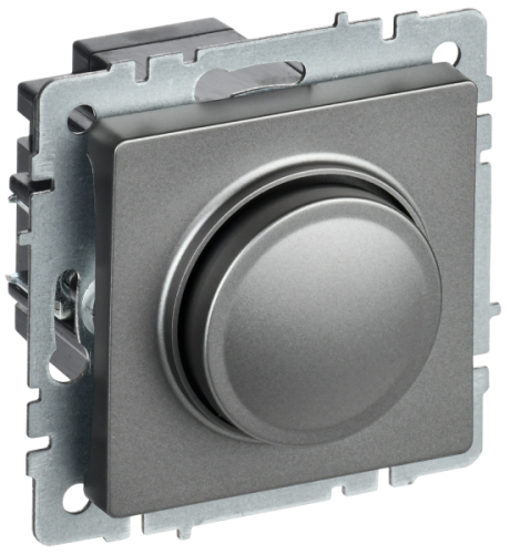 IEK BRITE Светорег. пов-наж. 600Вт СС10-1-0-БрС сталь IEK (BR-D20-0600-K46)