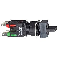 SCHNEIDER ELECTRIC Переключатель 16мм квадратный 3 позиции (XB6CD235B)