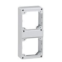 LEGRAND P17 Панель лицевая с 1 заглушкой 2 розетки 16А с блокировкой (057723 )