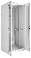 ITK Шкаф серверный 19дюйм 33U 800х1000 мм передняя двухстворчатая перф дверь задняя перф серый