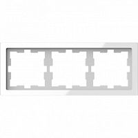 SCHNEIDER ELECTRIC Рамка трехпостовая D-Life белый кристалл SD (MTN4030-6520)