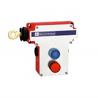 SCHNEIDER ELECTRIC Выключатель аварийный тросовый 2НЗ + 2НО сигнальная лампа (XY2CE2A296H7)