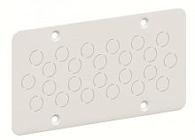ABB ComfortLine CZF4 Фланец для метрических сальников 10xM16, 3xM16/M20, 1xM16/M20/M25, 1xM16/M25/M32/M40/M50  (CZF4)  (2CPX052438R9999)