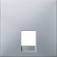 SCHNEIDER ELECTRIC Центральная плата для розетки 2 поста алюминий (MTN466660 )