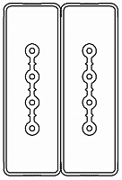 DKC Секция прямая шинопровод 2+2 точек отвода L=3000мм Cu 4P+4P40A (LTC40FSP41AA000)