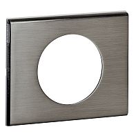 LEGRAND Рамка, однопостовая, фактурная сталь (69101 )