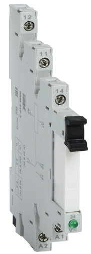 IEK Интерфейсное реле ORM 2. 1NO+1NC. 12/24В DC (ORM-41F-2)