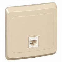 SCHNEIDER ELECTRIC ЭТЮД Розетка компьютерная RJ45 категория 5 бежевая (KOMC-001K)