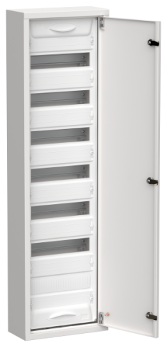 IEK TITAN 5 Корпус металлический ЩРн-84 (1х84) 1085х310х140мм IP31 белый (одна дверь)  (TI5-50-N-084-31)