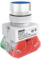 DEKRAFT Кнопка ABLF 22мм синяя 220В ВK-22 (25016DEK)