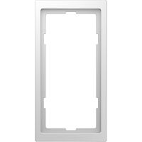 SCHNEIDER ELECTRIC Рамка двухпостовая D-Life для розетки для бритья белый лотос SD (MTN4025-6535)