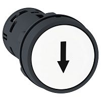 SCHNEIDER ELECTRIC Кнопка 1НО стрелка вниз на белом фоне (XB7NA11343)