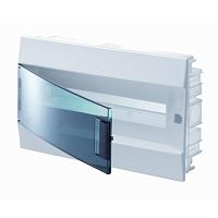 ABB Щит распределительный встраиваемый ЩРв-п Mistral41 18М пластиковый зеленая дверь 850 градусов без к (1SLM004100A1404)