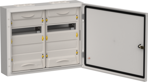 TITAN 5 Корпус металлический ЩРн-48 (2х24) 460х570х140 IP54 сер IEK