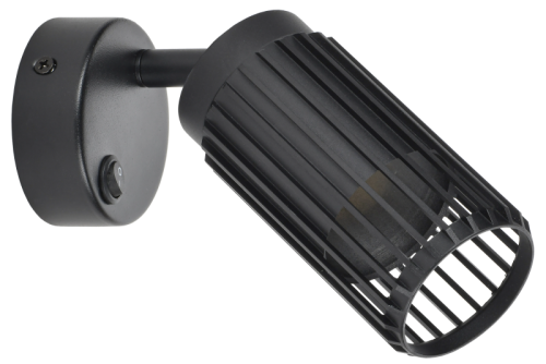 IEK LIGHTING Светильник 4212 настенный под лампу GU10 черный  (LT-UBB0-4212-GU10-1-K02)