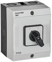 IEK Переключатель кулачковый в боксе стандартная рукоятка 10А схема 54 (MI-CS20-010-054)