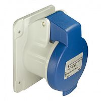 SCHNEIDER ELECTRIC Розетка кабельная 16А 2Р+Е IP44 скрытая 220B прямая (PKF16G423)