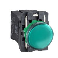SCHNEIDER ELECTRIC Лампа сигнальная 22мм 120В зеленая (XB5AV33)