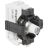 LEGRAND Блок для диффузоров однопостовой, 230В, пружина, цвет желтый (023134 )