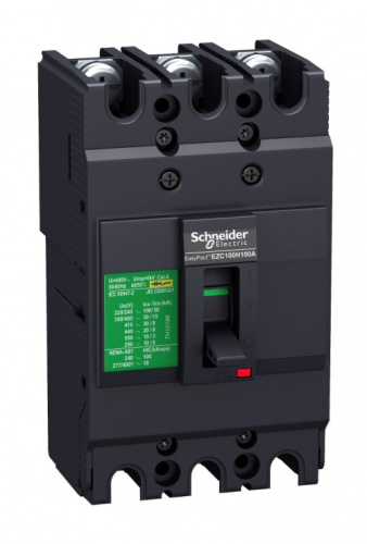 SCHNEIDER ELECTRIC Выключатель автоматический трехполюсный 25А 25кА EZC100F (EZC100F3025)