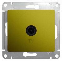 SCHNEIDER ELECTRIC GLOSSA TV Розетка проходная 4DB механизм фисташковый (GSL001092)