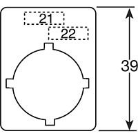 ABB Шильдик (SK615550-75)