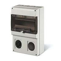 DKC Корпус 12 модулей 2 поста с основанием 70х87мм M400 (DIS6723300)