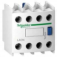 SCHNEIDER ELECTRIC Блок контактный дополнительный 2НО+2НЗ фронтальный монтаж (LADC226)