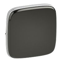 LEGRAND Valena ALLURE Лицевая панель для выключателей одноклавишных Черная сталь (755113 )