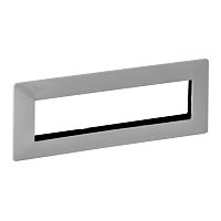 LEGRAND Valena LIFE Рамка для модульных устройств Mosaic 4x2 модуля Алюминий (752345 )