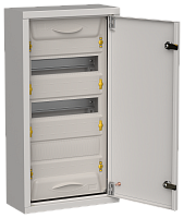 IEK TITAN 5 Корпус металлический ЩРн-36 (1х36) 585х310х140мм IP31 серый (одна дверь)  (TI5-50-N-036-31-7035)