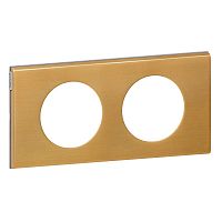 LEGRAND Рамка, двухпостовая, золото (069132 )