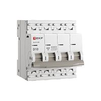 EKF Автоматический выключатель ВА 47-63N 4P 10А (D) 4,5 кА PROXIMA (M634410D)