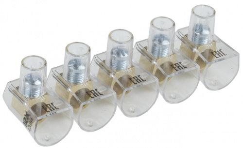 IEK Зажим винтовой концевой изолированный КЗВИ 16мм2 5x1 (UZVK-16-5)