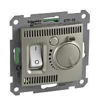 SCHNEIDER ELECTRIC Sedna Термостат для теплого пола титан (SDN6000368)