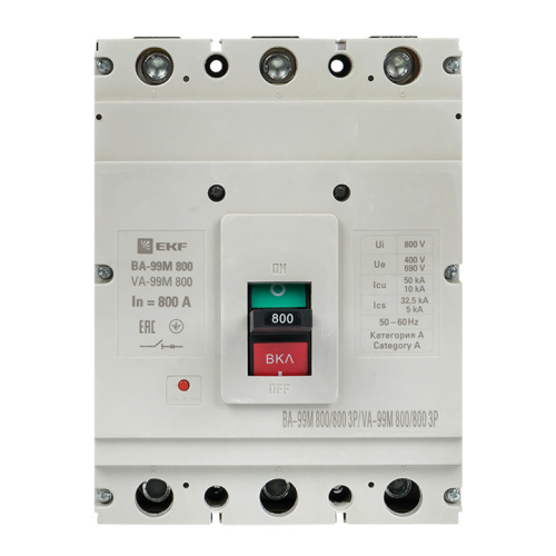 EKF Выключатель автоматический трехполюсный ВА-99М 800/800А 50кА (mccb99-800-800m) фото 3