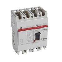 LEGRAND Выключатель автоматический в литом корпусе фиксированный 75А четырехполюсный, 10кА (027017 )