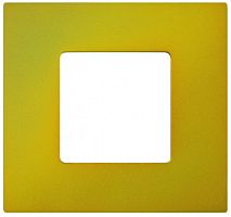 SIMON Рамка-декор на 1 пост для 2700610-03., S27Pl, Артик жёлтый (2700617-081)
