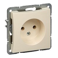 SCHNEIDER ELECTRIC ДУЭТ Розетка без заземления в рамку бежевая (WDE000241)