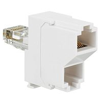 LEGRAND Mosaic Разветвитель 2XRJ45 ETHERNET (032748 )