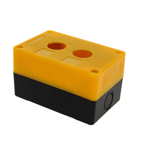 EKF Корпус КП102 пластиковый 2 кнопки желтый (cpb-102-o) фото 2