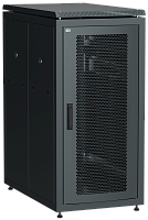 IEK Шкаф напольный сетевой 19'' LINEA N 28U 800х1000мм перфорированная передняя дверь. задняя перфорированная черный (LN05-28U81-PP)