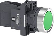 SCHNEIDER ELECTRIC Кнопка с фиксацией зеленая 1 НО (XA2EH031)