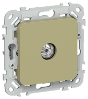 FLITE Розетка TV экранированная оконечная тип M РТВм-1-1-1- оливковый (FI-A13-O-K26)