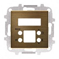 ABB Накладка для механизма электронного терморегулятора 8140.5, серия SKY, цвет античная латунь  (8540.5 OE)  (2CLA854050A1201)